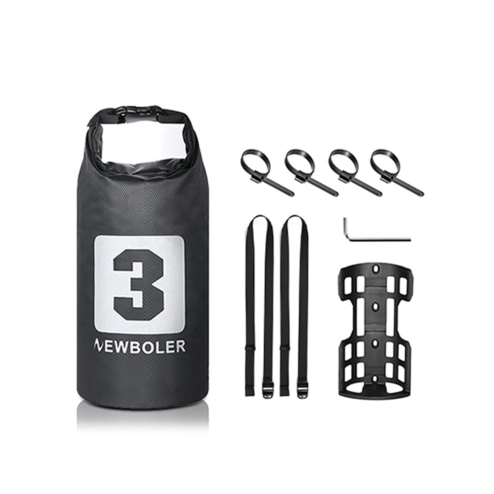 Lixada 3L/7L Bicycle Fork Bag, Waterproof, Rolltop, Dry Bag
