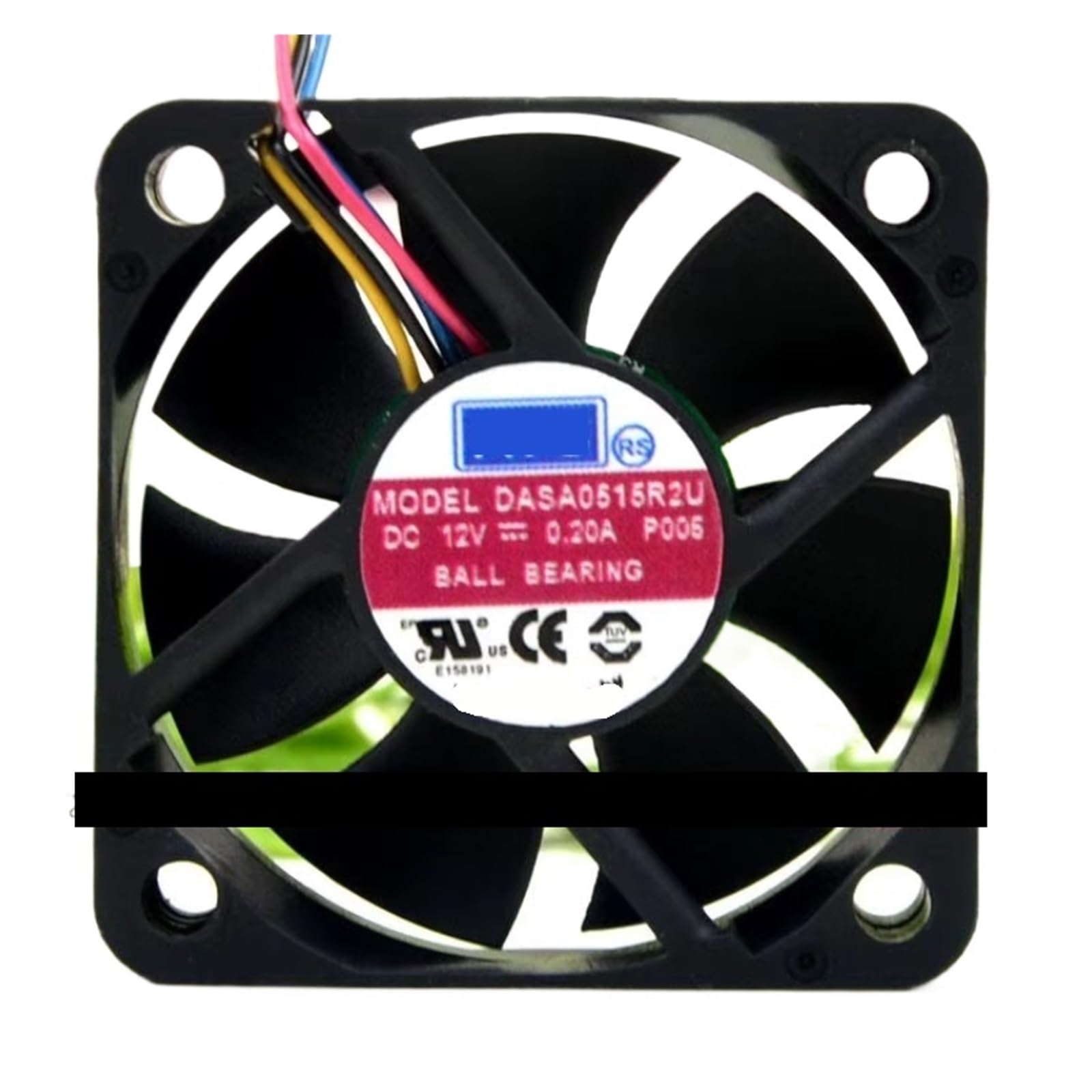 UITGVDQAT DASA0515R2U P005 Server Cooling Fan DC 12V 0.2A 45x45x15mm 4-Wire