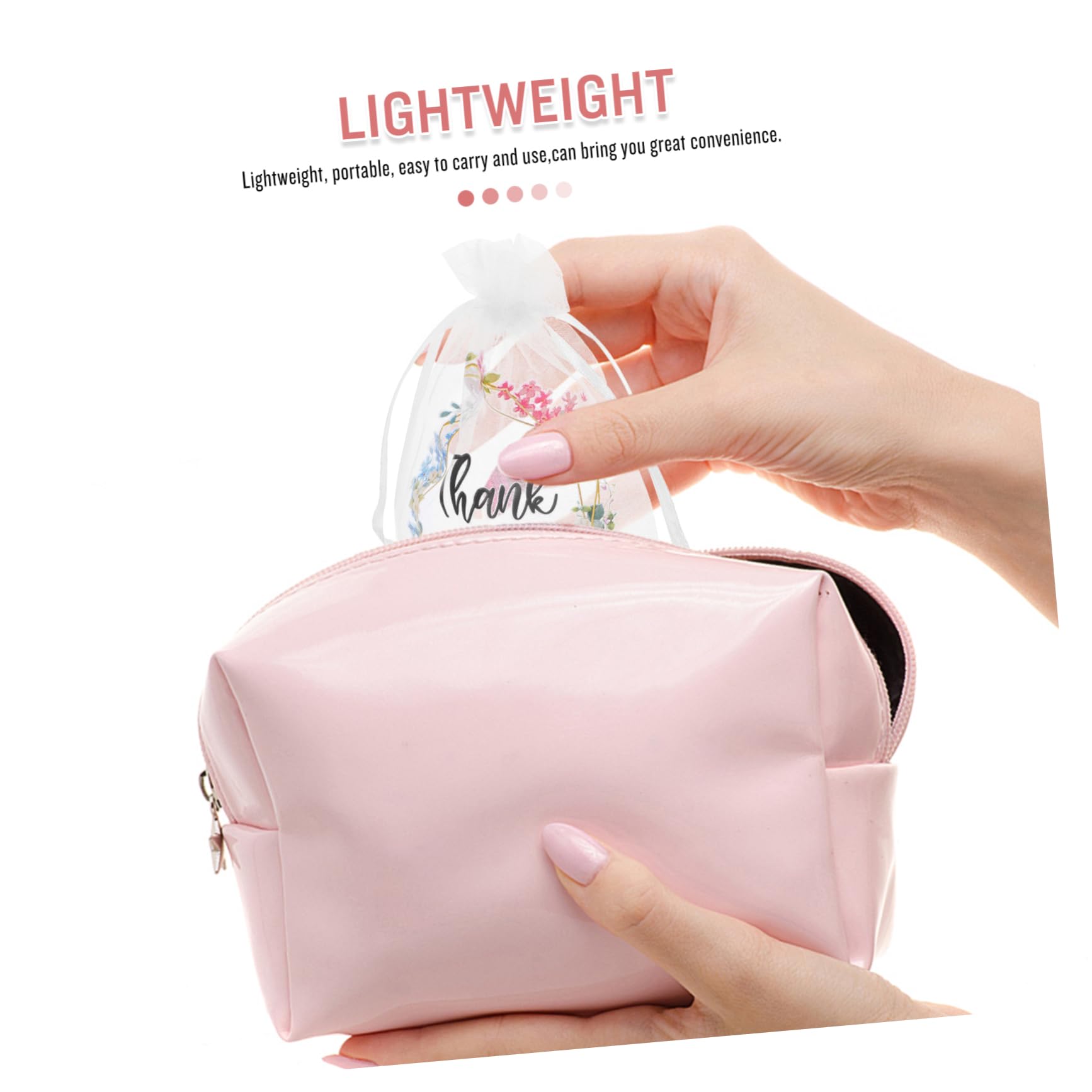 FOMIYES 3 Set Di Robusti Sacchetti in Organza Trasparente Con Coulisse Per Gioielli Piccoli Sacchetti Ideali Per Bomboniere E Decorazioni Per Matrimoni 50 Pezzi*3