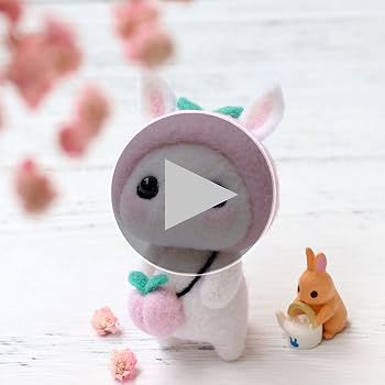 Amazon.co.jp: 羊毛フェルトキット 初心者 ウサギ かわいい