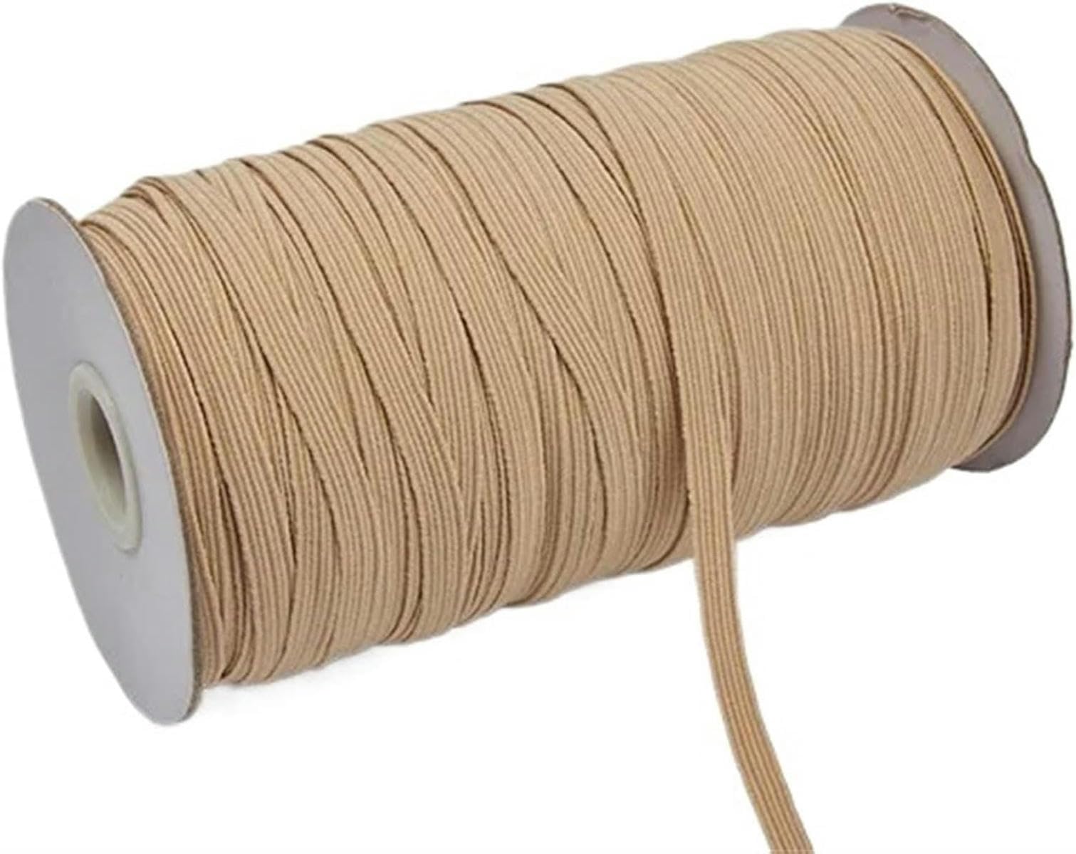 Elástico para Coser 200-100 Yardas 6 mm Bandas elásticas Coloridas de Alta Elasticidad Ancho Cordón de línea elástica para Manualidades Cinta de Cuerda elástica Adornos de Encaje Costura DIY (Rojo ro