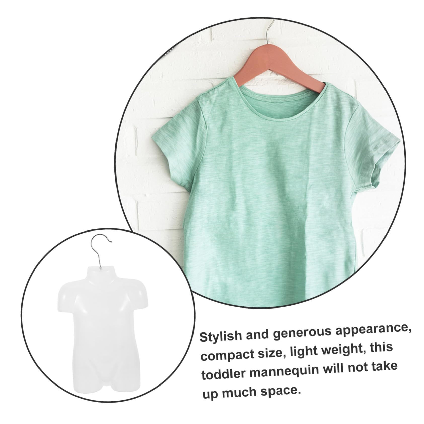 OUNONA Children's Plastic Mannequin Body Mannequin Clothes Mannequin Mannequin Clothes Model Mannequin Mannequin for Clothes Display Clothing Model