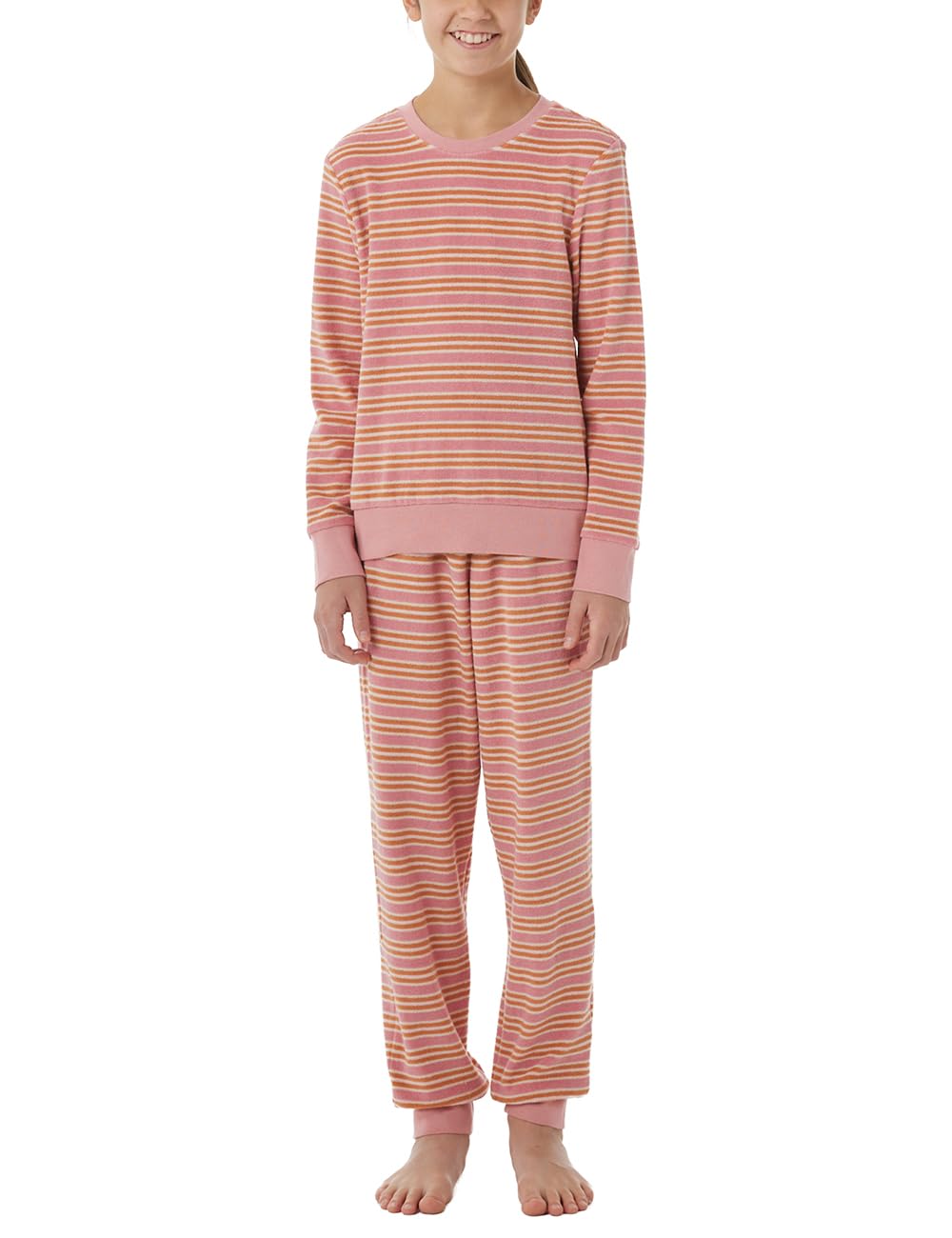 Schiesser Mädchen Schiesser Mädchen Schlafanzug Set Pyjama Lang Frottee - Größe 98 Bis 176 Pyjamaset (1er Pack)