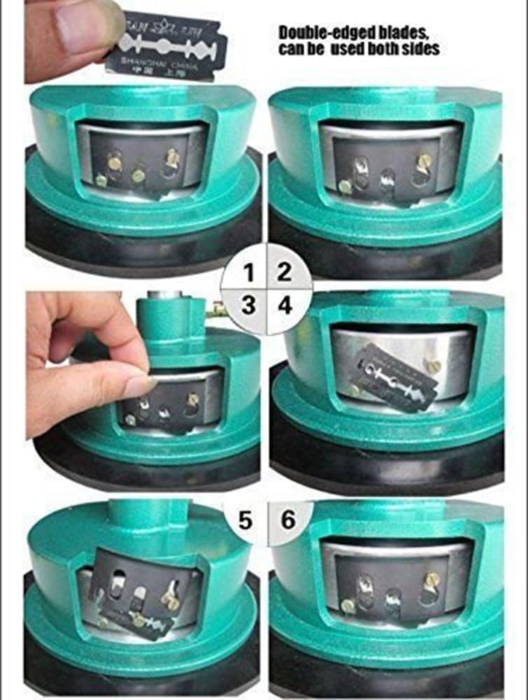 Fabric Sampler Cutter, High Precision 100 Sqcm Round Cloth Sample Disk Cutter, Fabric Weight Cutter,Textile Fabric GSM Sampling for Cloth Device Weight Instrument Sampler Paper Cutting (Green)