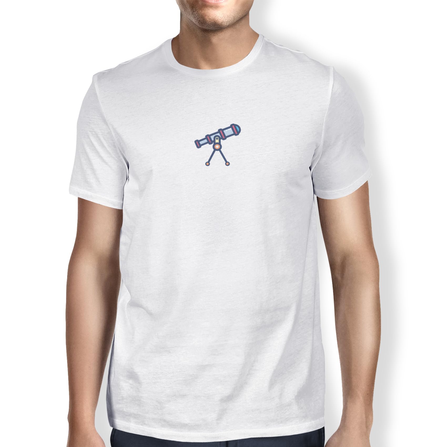 Green Fish Men's Fdmtsi-100003 T-Shirt, White, L