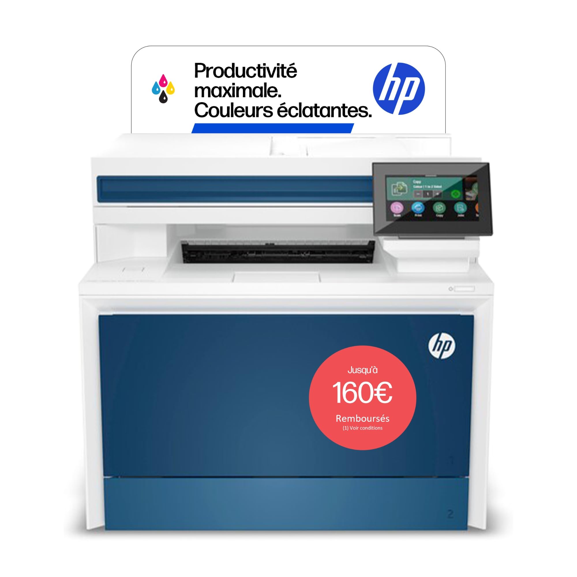 HP Color LaserJet Pro 4302fdw Imprimante Multifonction A4 Recto/Verso 33 ppm N/B Couleur USB Wi-Fi Ethernet Fax Écran Tactile