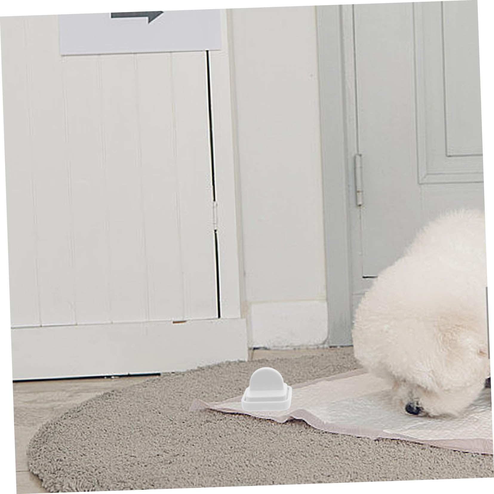 YARNOW 4pezzi Supporto Magnetico Per Traversine Per Cani Holder Per Tappetini Igienici Facile Installazione Su Muro Design Portatile e Adesivo Per Famiglie Con Animali Domestici