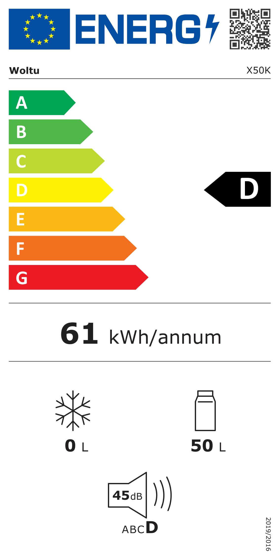 WOLTU Frigorifero Piccolo per Auto da 50L, Mini Frigo Portatile con Congelatore Piccolo, Frigorifero a Compressore 12V 24V DC, Minifrigo per Campeggio, Viaggio, Auto, Barca, Nero+Bianco