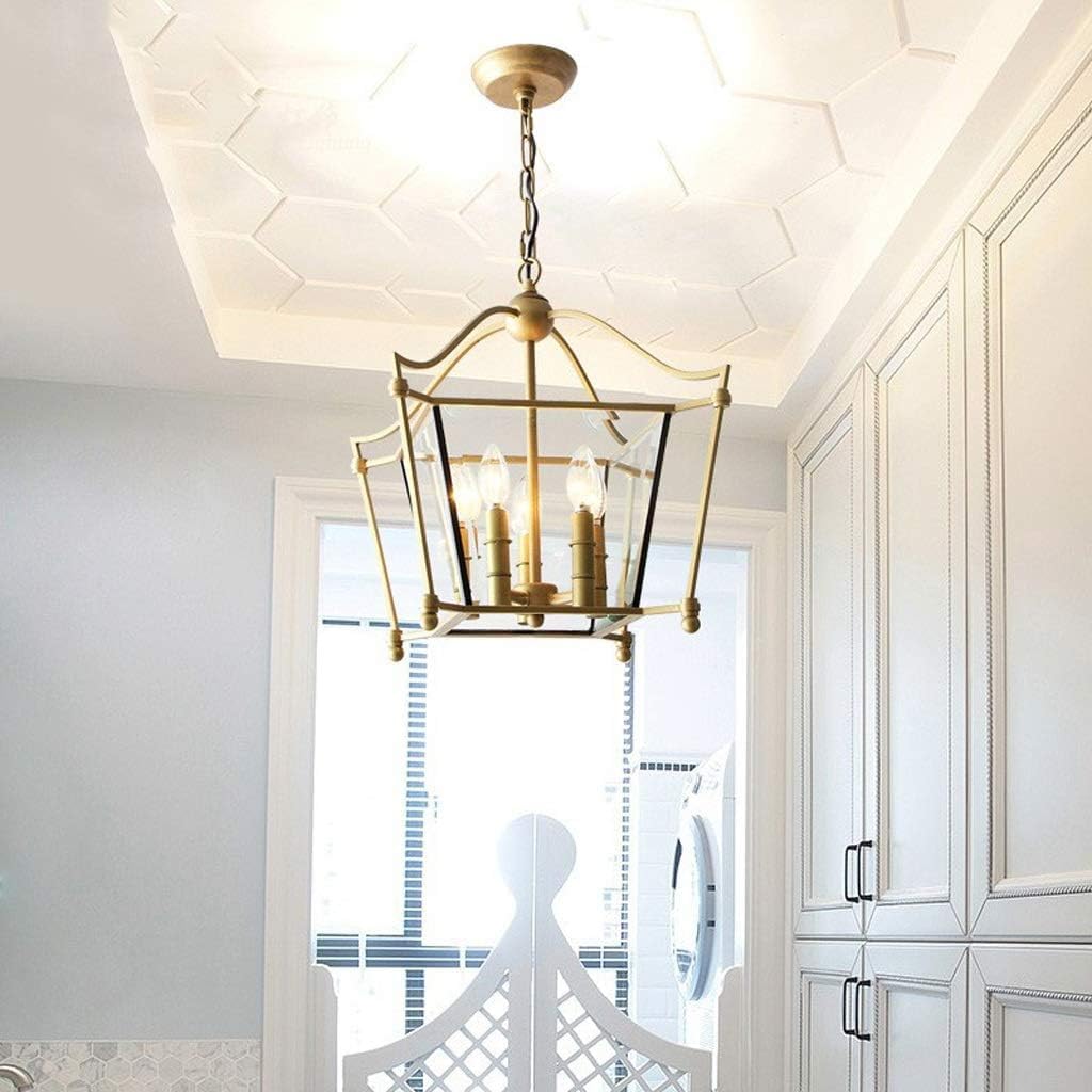 Chandeliers Retrosp American Restaurant Iron Ceiling Lamp Room