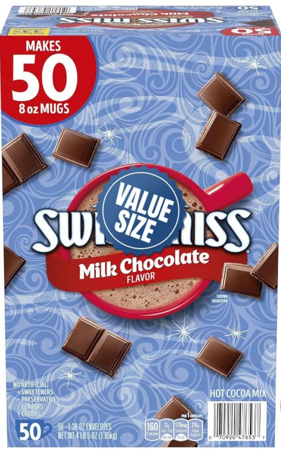 Swiss Miss Marshmallow Hot Cocoa Mix, 1.38 oz., 50 count