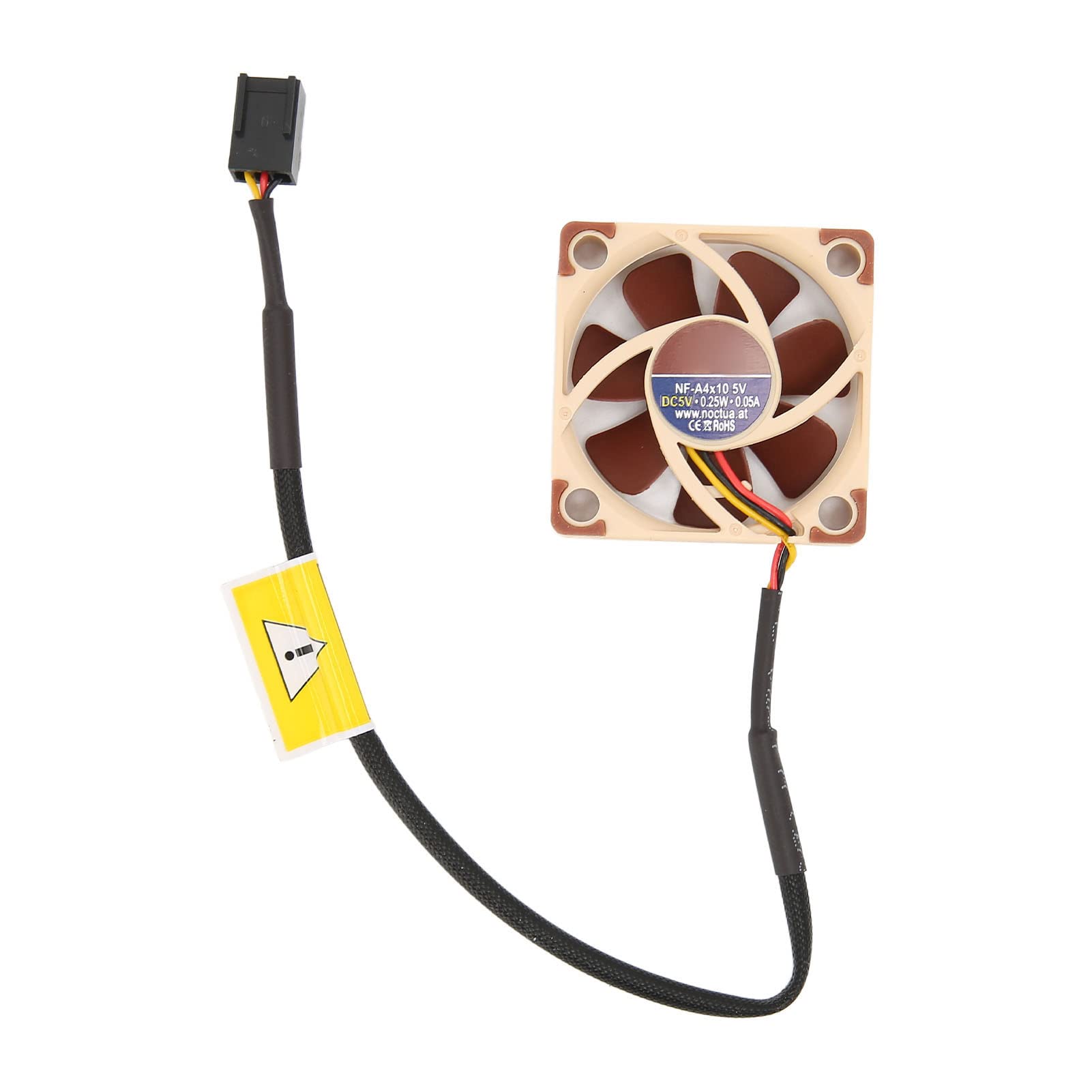 Cryfokt Ventilador de Refrigeración para Consola de Juegos, Kit de Montaje de Impresión 3D Silencioso, Mini Radiador sin Escobillas para Dreamcast DC, con Cable de Conversión de