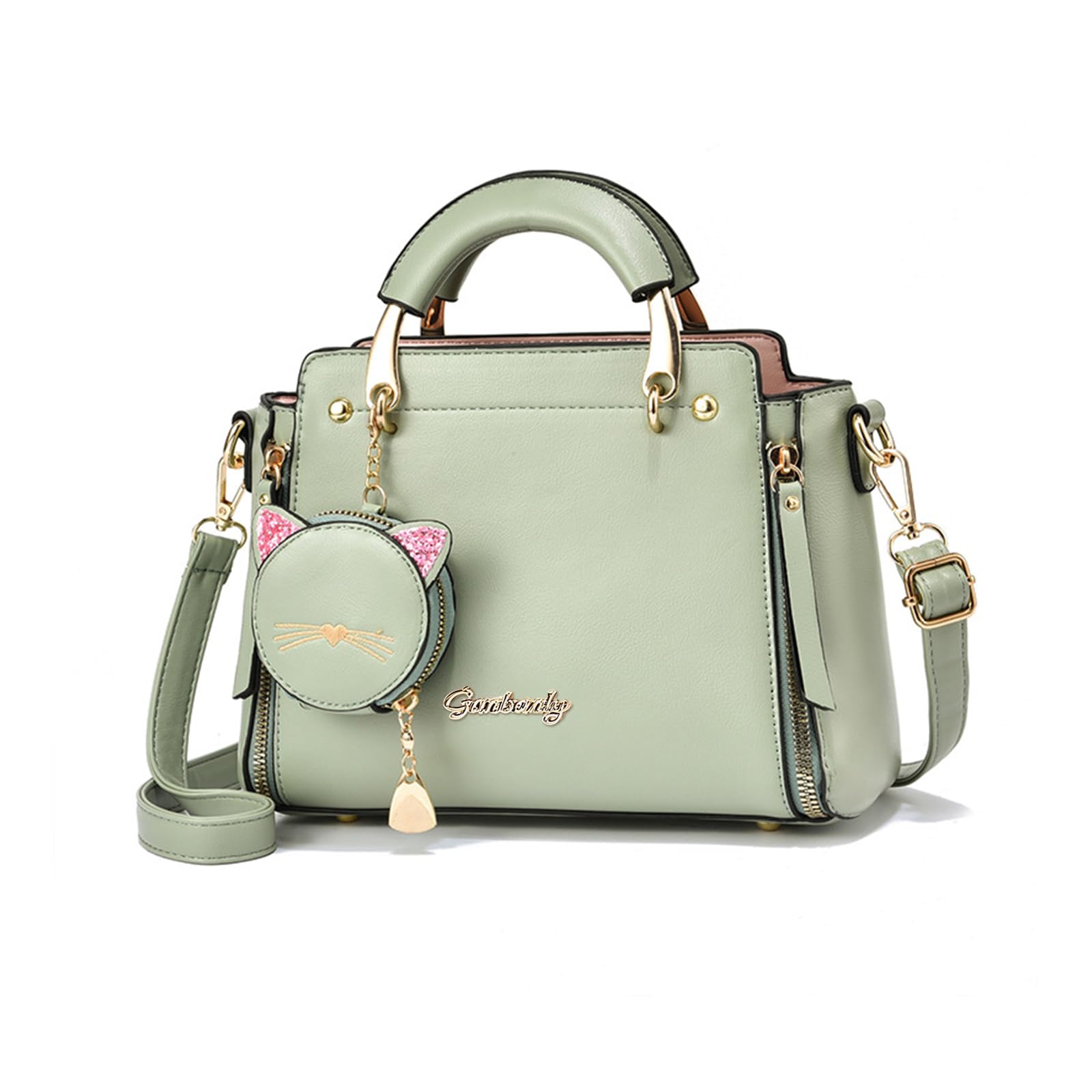 NICOLE & DORIS Borse Donna Tracolla Piccola Borsa Crossbody Borse a Spalla di Pelle PU Versatile Borse Messenger Pochette Donna Con Portafoglio Verde