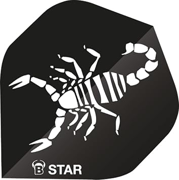 BULL'S 5-Star Flights Standard A-Shape - Scorpion Black