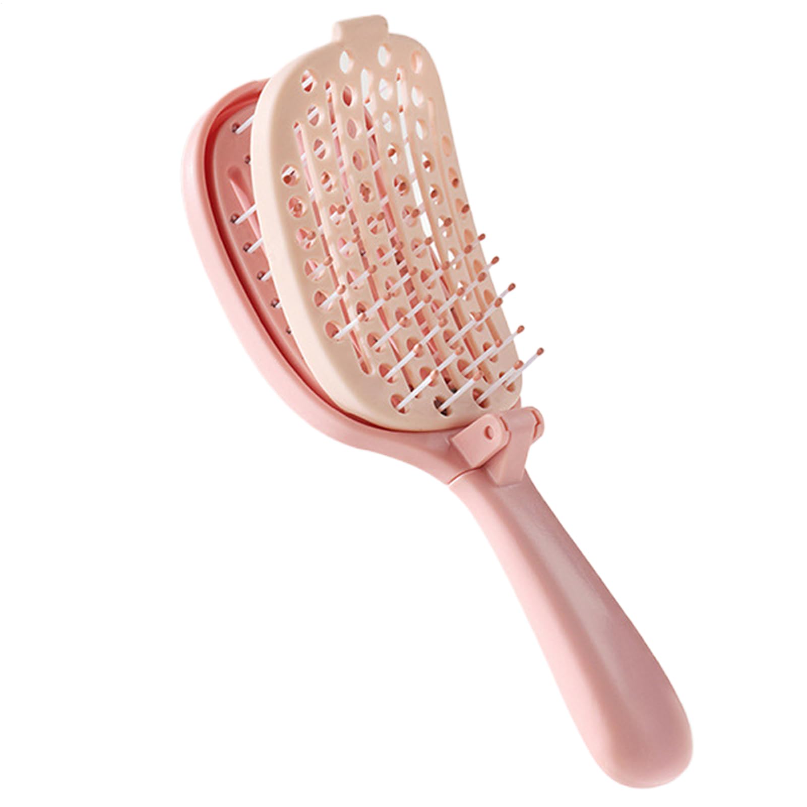 Selbstreinigende Haarbürste Faltbares Zubehör Für Haarstyling | Volumen-Haarkamm Für Frauen, Mädchen, Mütter, Zuhause, Salon, Hotel, Reise, Schwimmbad, Reisende Und Schwimmer