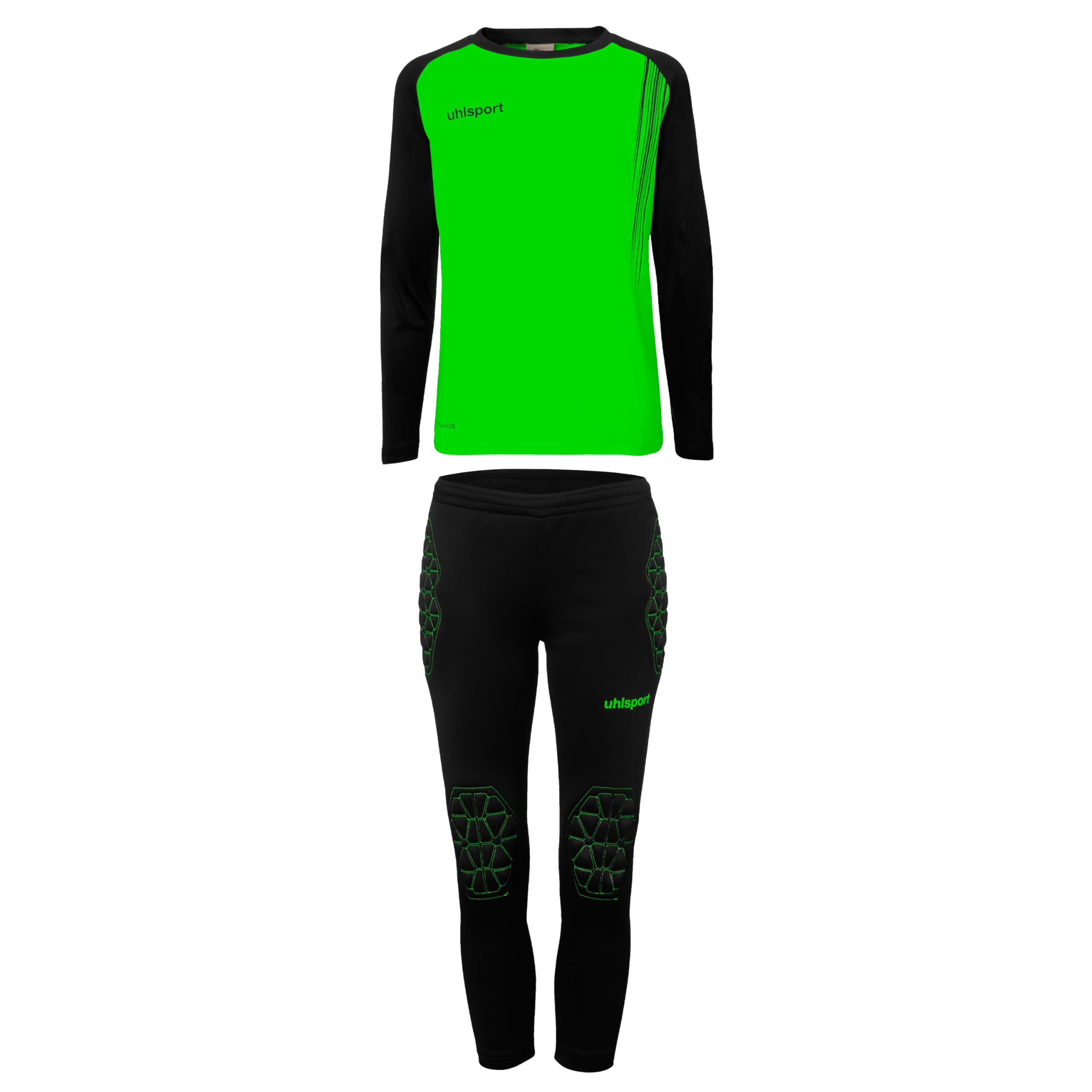 uhlsport Impulse Conjunto de Portero Junior: Conjunto de Camiseta de Portero Compuesto por Camiseta y pantalón Corto