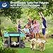 Dog Playpen,Pet Playpen,Foldable Dog Cat Playpens,Portable Exercise Kennel Tent Crate,Water-Resistant Breathable Shade Cover, Indoor Outdoor Travel Camping Use for Small Animals with Carrying Case(M)