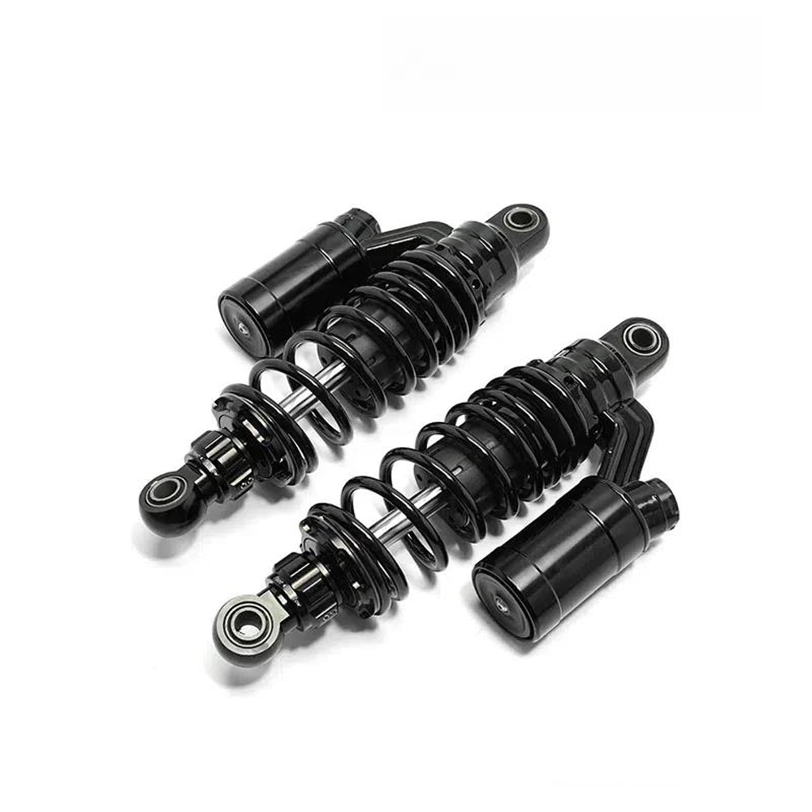 Amortiguador Amortiguador Trasero Universal Para Motocicleta Amortiguadores Oleoneumáticos Ajustables De 265 Mm Amortiguadores(Negro)