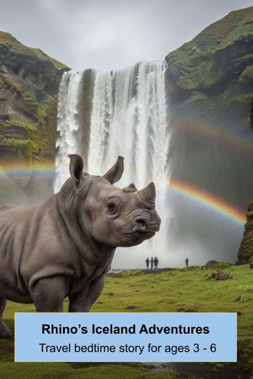 Rhino's Iceland Adventures: Travel bedtime story for kids (Ages 3-6) (Travel to Europe: Animal Picture book series for children)