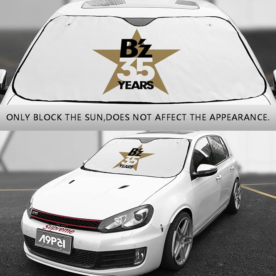 Amazon | 車用サンシェード B'z ロックバンド カーサンシェード