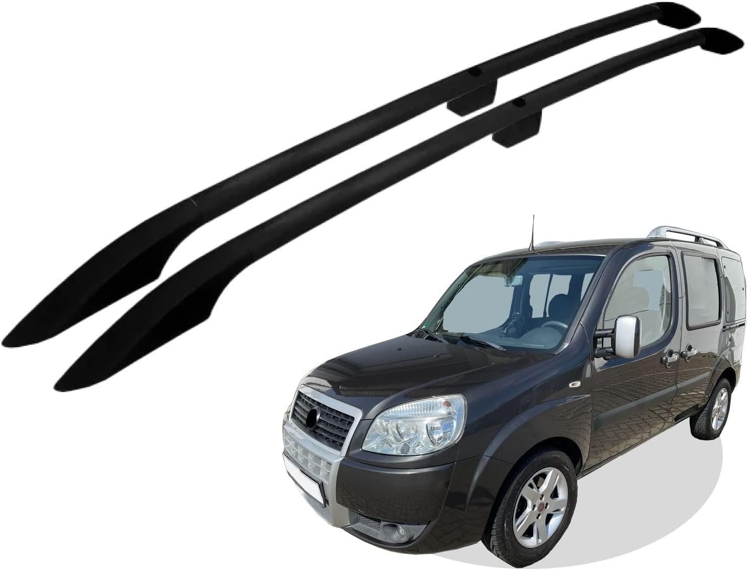 Barre Tetto Hyundai Tucson 2016-2021 - Portapacchi Alluminio Grigio 2 Barre 75kg Carico Massimo