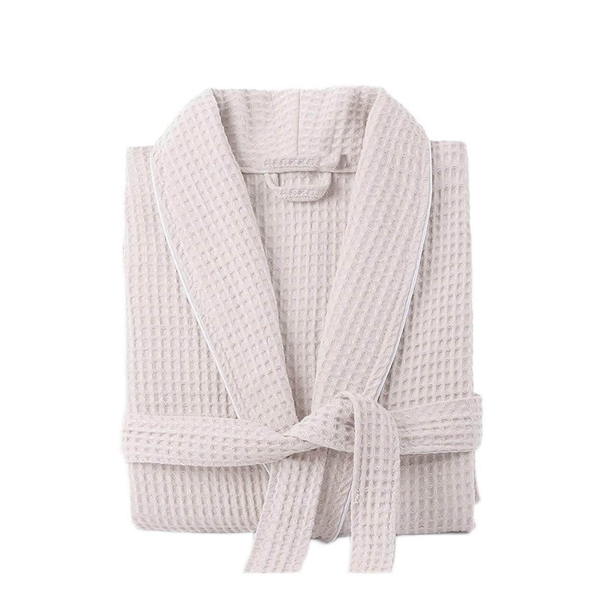 Bathrobe, Women's, Men's, Gown, Waffle Fabric, Bathtub, Loungewear, Pajamas, Four Seasons Bathrobe, Towel, Bath Supplies Medium c