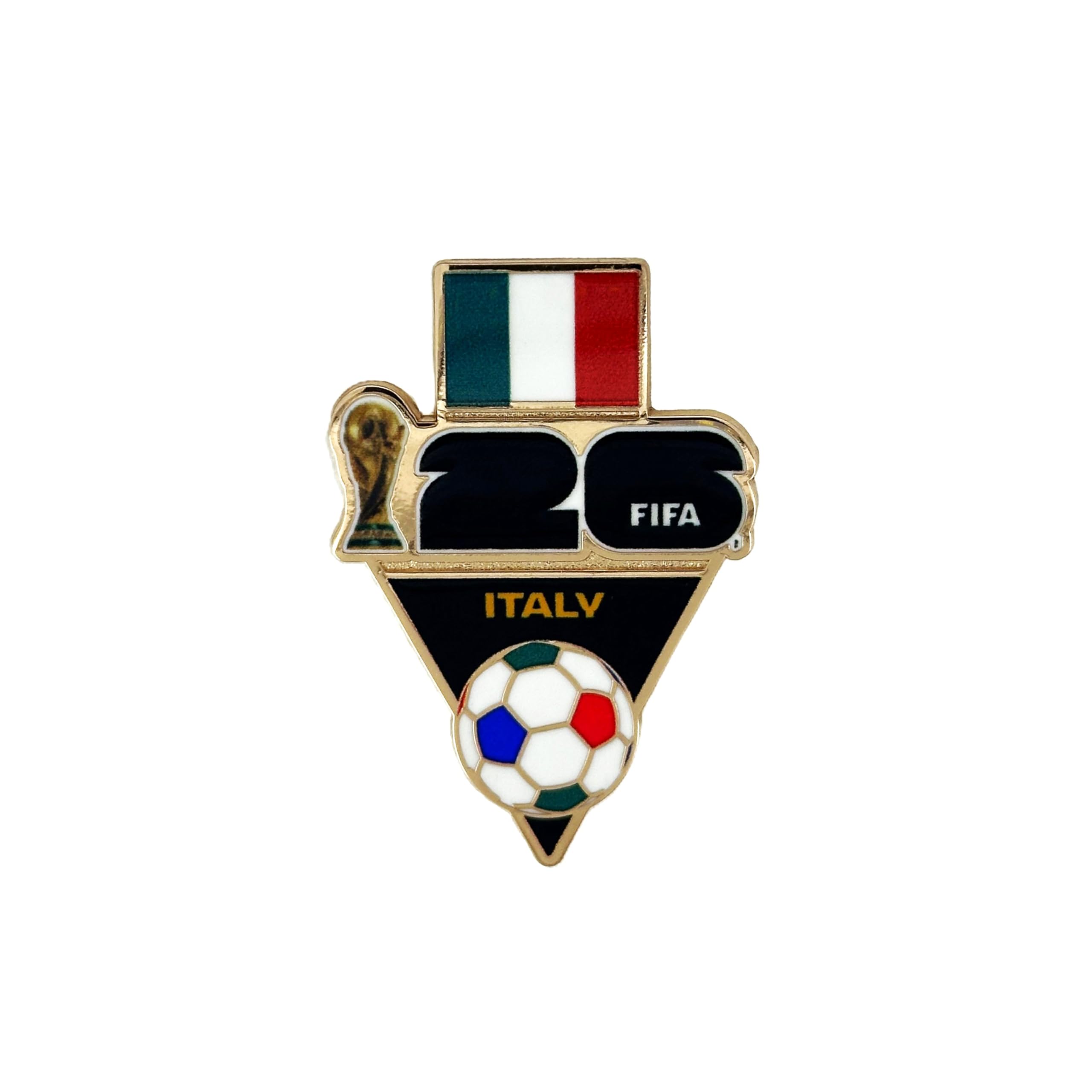 HONAV 2026 FIFA World Cup Italy Soccer Ball Lapel Pin - Premium Zinc Alloy, Officially Licensed Collectible Souvenir - Gift & Event Keepsake For Hats, Bags & Collections