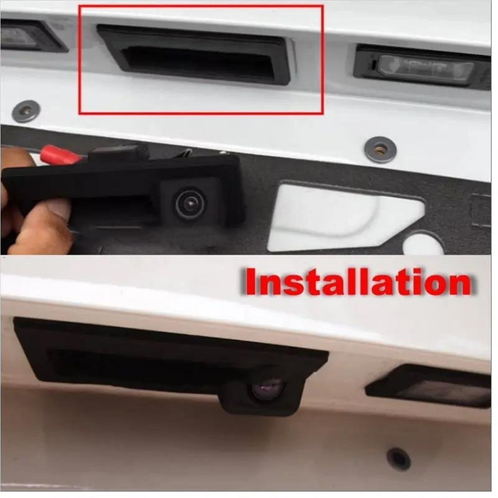 Cámara de Marcha atrás Accesorios para Coche Cámara Aparcamiento Cámara Visión Trasera Cámara Marcha Atrás para VW para Caddy IV 2015 2016 2017 2018 2019 2020 Asistencia para Marcha atrás