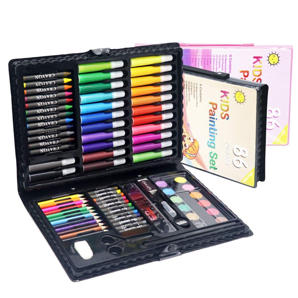CHZHONG 150/168/86PCS Art Kits Large Capacity Painting Set, Supplies Art Painting & Drawing Set, Paint Sets for Teens for Kids, Art Supply,86pcs