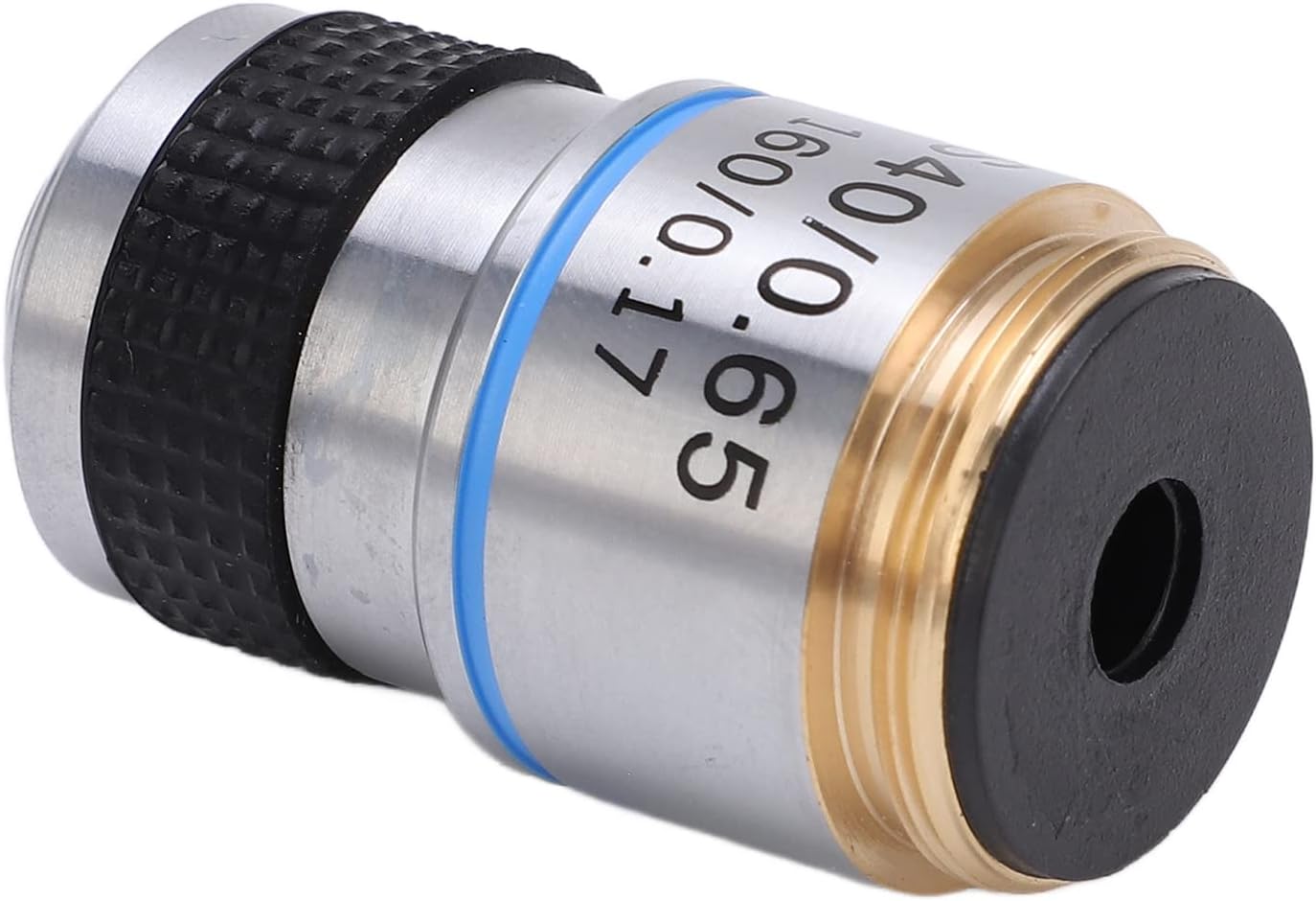 Fafeicy Achromatic Microscope Objective High Refractive Index Achromatic Objective Lens Wide Field of View for Microscope (S40/0.65)