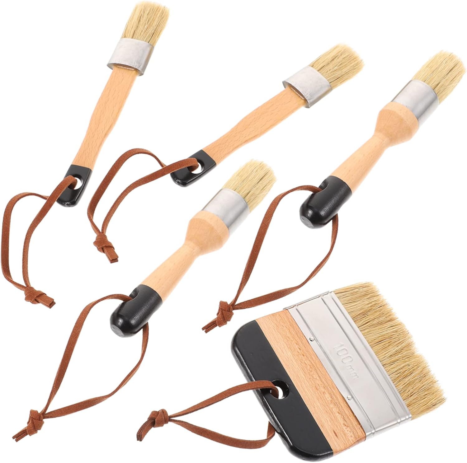 Car Detail Brush 5pcs Paint Brush Stencils for Wall