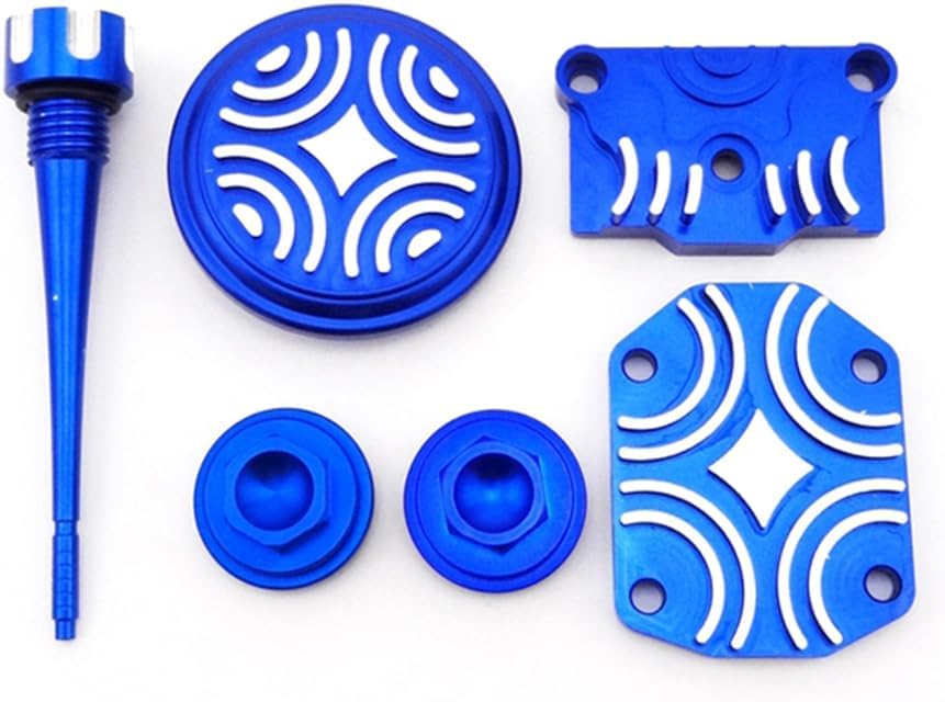 CNC Aluminum Engine Dress Up Kit For Lifan YX Zongshen 50cc 70cc 90cc 110cc 125cc Chinese Pit Dirt Trail Bike Motorcycle (Blue)