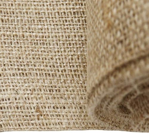 Miniatura 2 de Burlap Fabric, 38-40 pulgadas de ancho, más de 100 yardas en stock- 100 yardas 100% yute - natural
