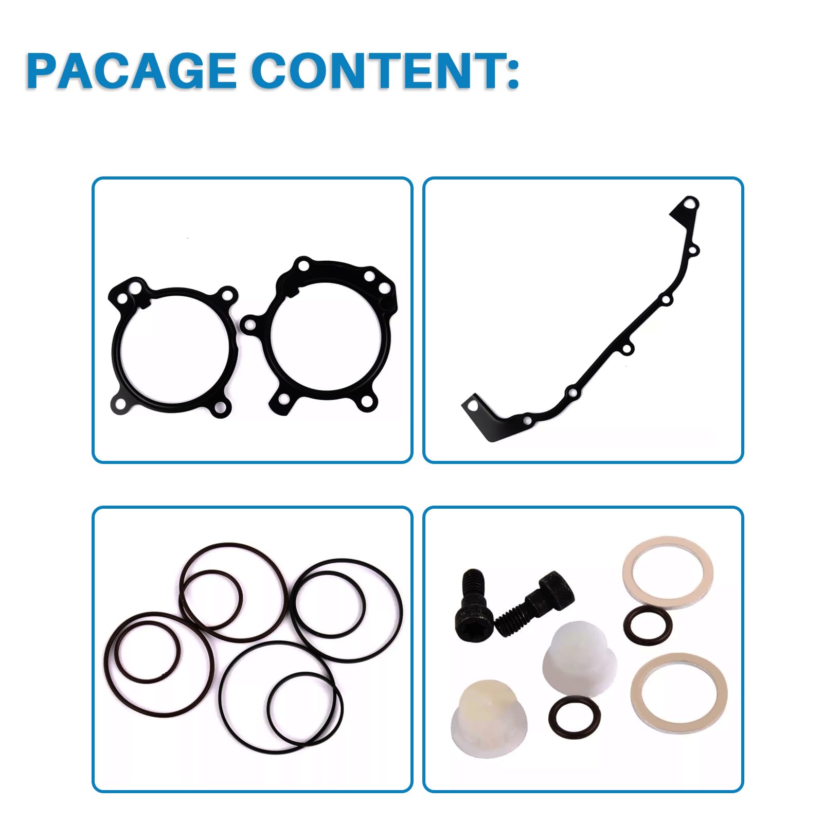 Set di guarnizioni Doppelvanos per 3 E46 5 E39 E60 E61 7 E38 E65 E66 E67 Z3 E36 Z4 E83 X5 E55. 3 ricambio per 11361433513 11361748745 11361 433817
