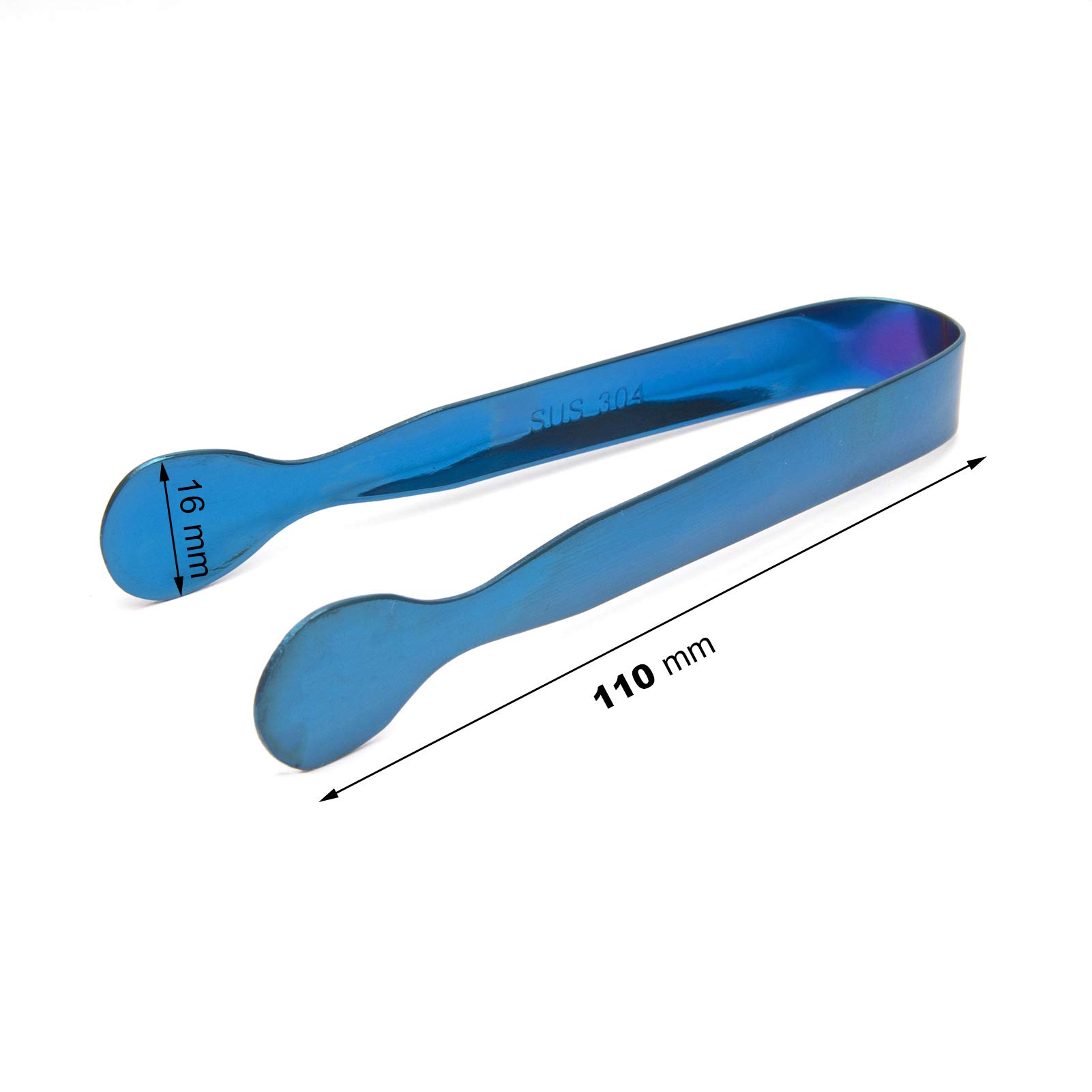 Zuckerzange 5er Set Aus Edelstahl – Verschiedene Designs, Für Eiswürfel, Zucker, Buffets & Partys, Silber