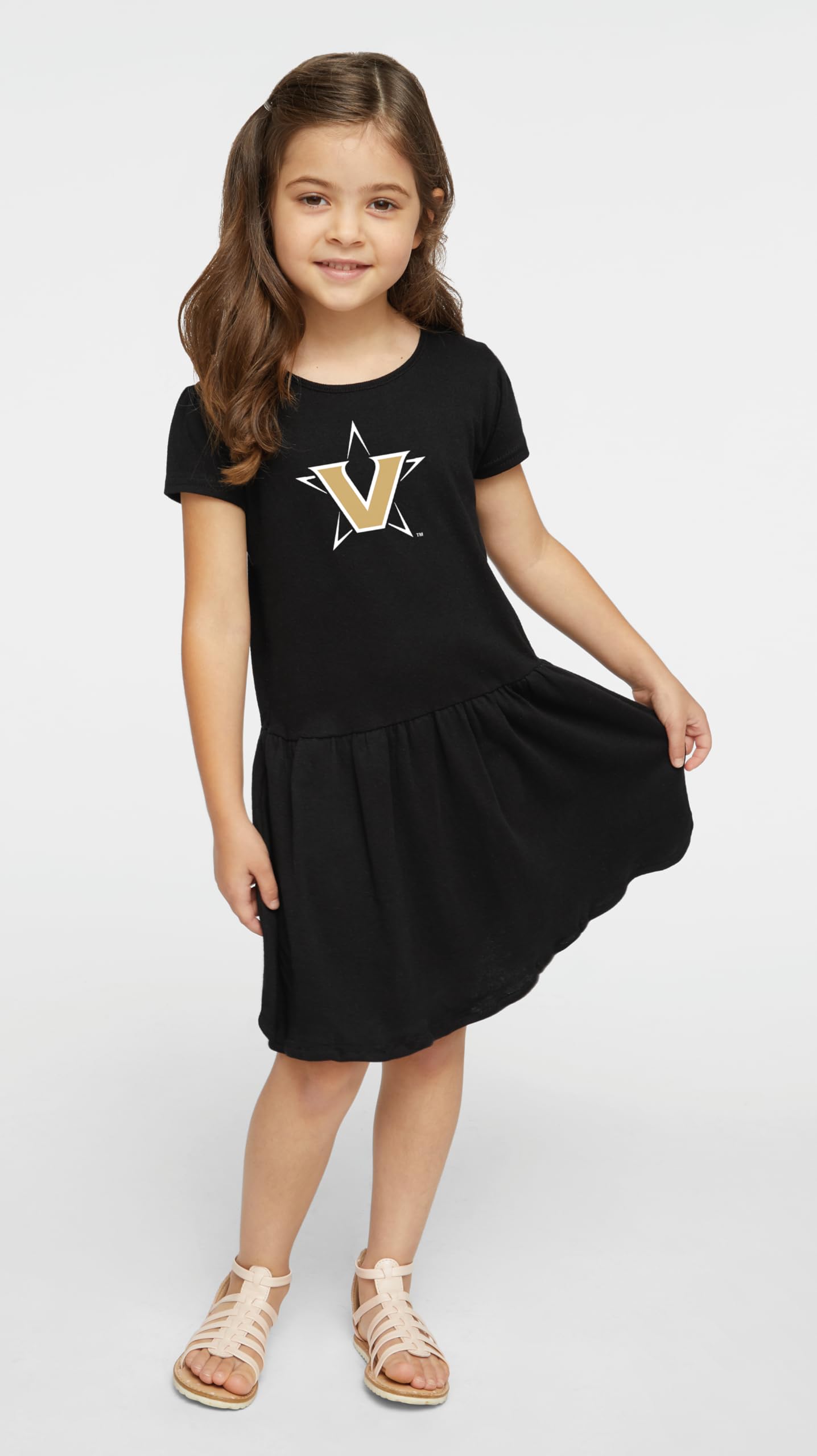 Future Tailgater Vanderbilt Commodores Toddler Dress - Black (US, Age, 3 Years, Black)