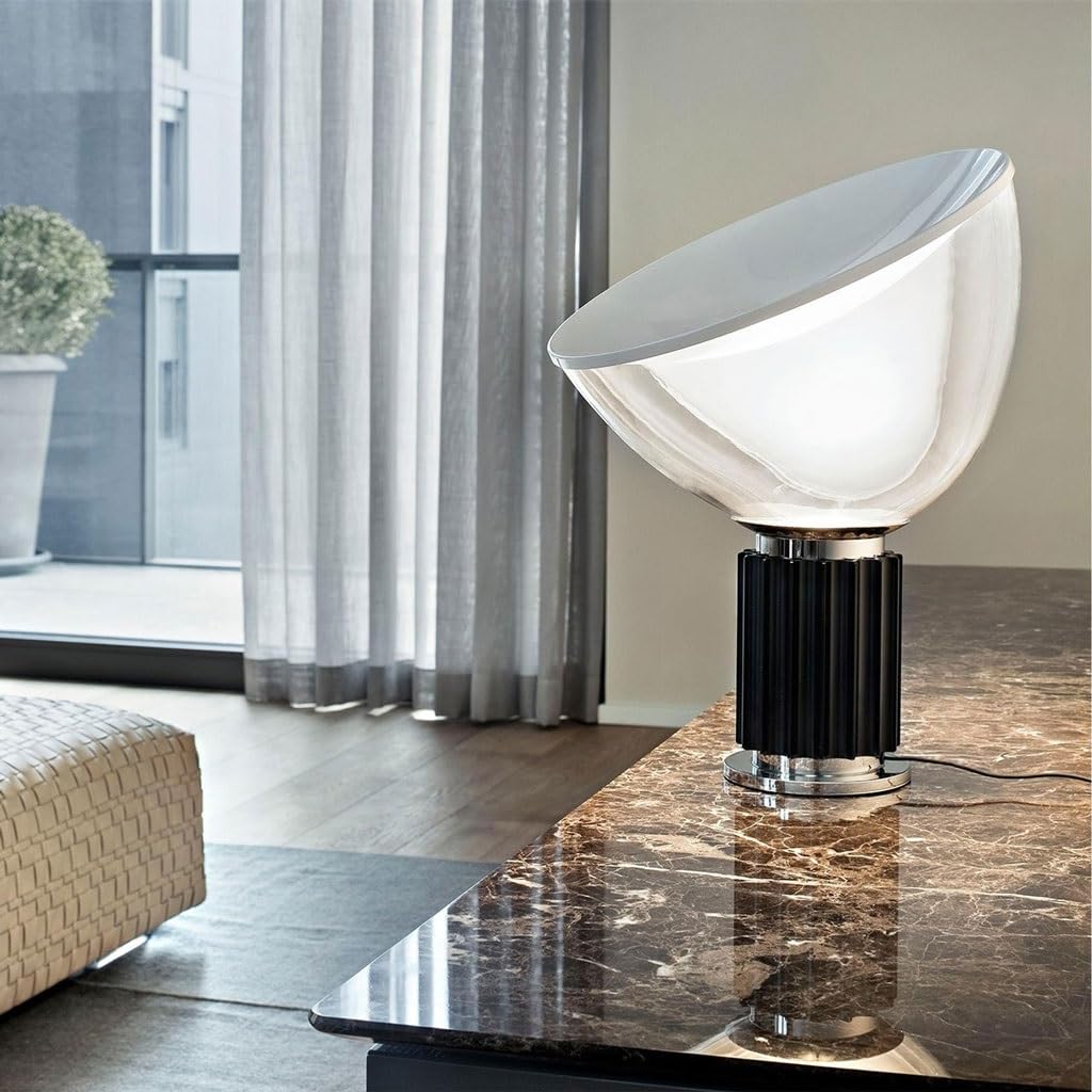 Lampara Escritorio Lámpara de Mesa Creativa Personalizada, lámpara Noche, nórdica Simple y Elegante, Decorativa Moderna Desk Lamp(White)