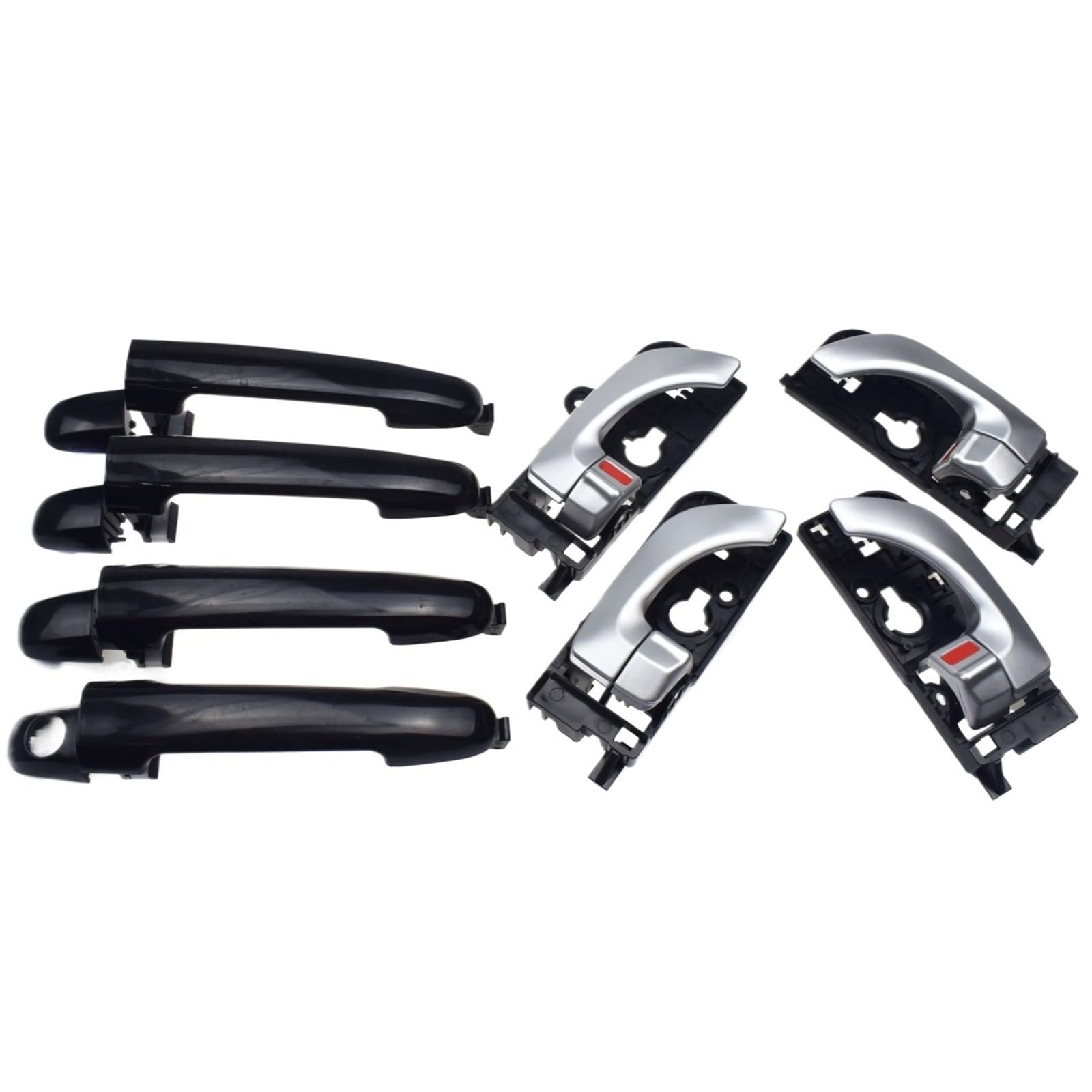 OHKYLSD Door Handle Exterior Interior Door Handle 82651-3K000 82610-3K020 82610-3K530 for Hyundai for Sonata 2006-2010 2.4L 3.3L Replacement Handles(Kit 2006-2008)