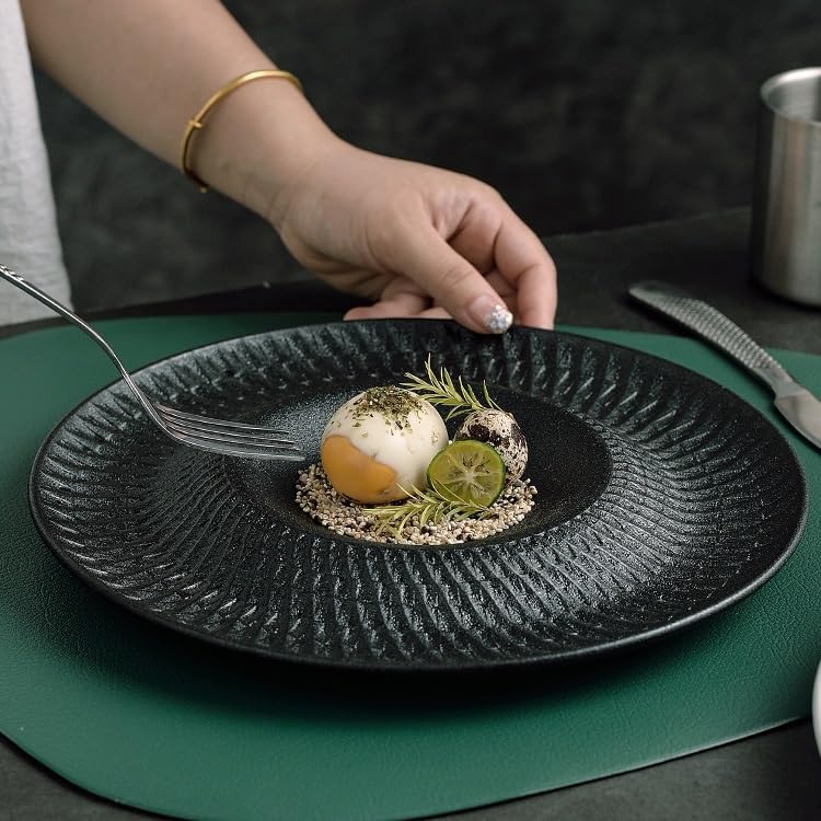 Talerz obiadowy talerze do naczyń 25 cm japoński hotel restauracja zachodnia zastawa stołowa biały ceramiczny talerz na przystawki deser ciasto naczynie talerz do układania w stos talerze obiadowe