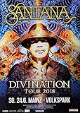 Santana - Divination, Mainz 2018 » Konzertplakat/Premium 