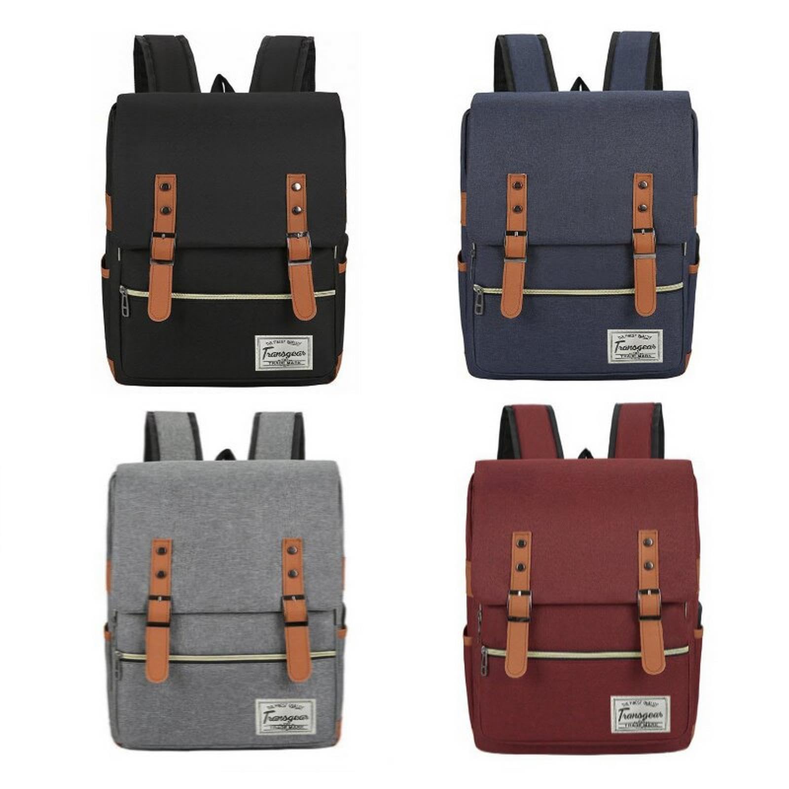 NOGRAX Schulrucksack Schoolbag -Rucksack Laptop Männer Lässig Retro Elegant Wasserdicht