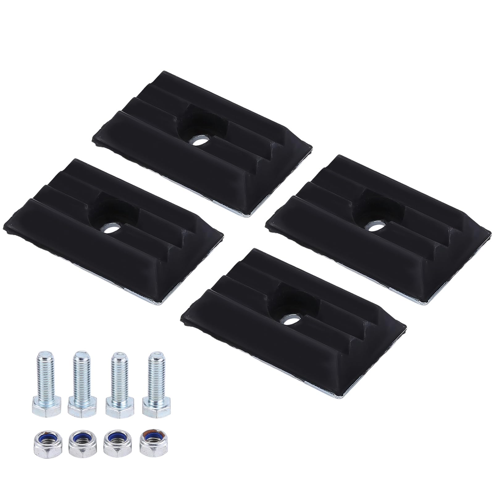 Asudaro 4x Anschlagpuffer Blattfeder Zwischenplatte Gummipuffer Aufhängung für Fiat Ducato Citroen Jumper Boxer Blattfeder Stop Aufhängung Gummi Puffer Auto Gummi Zwischenplatte 1362685080