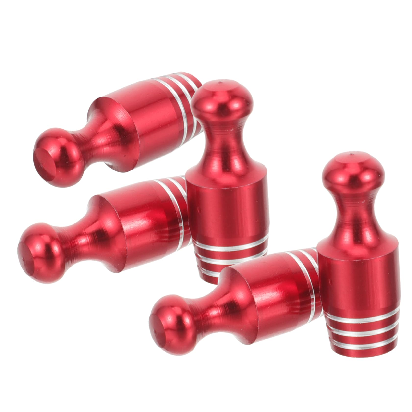 Outanaya 5pcs Decorative Tire Valve Caps Air Nozzle for Cars Trucks Easy to Install Leak Design Unique Style for Enhanced Vehicle Appearance