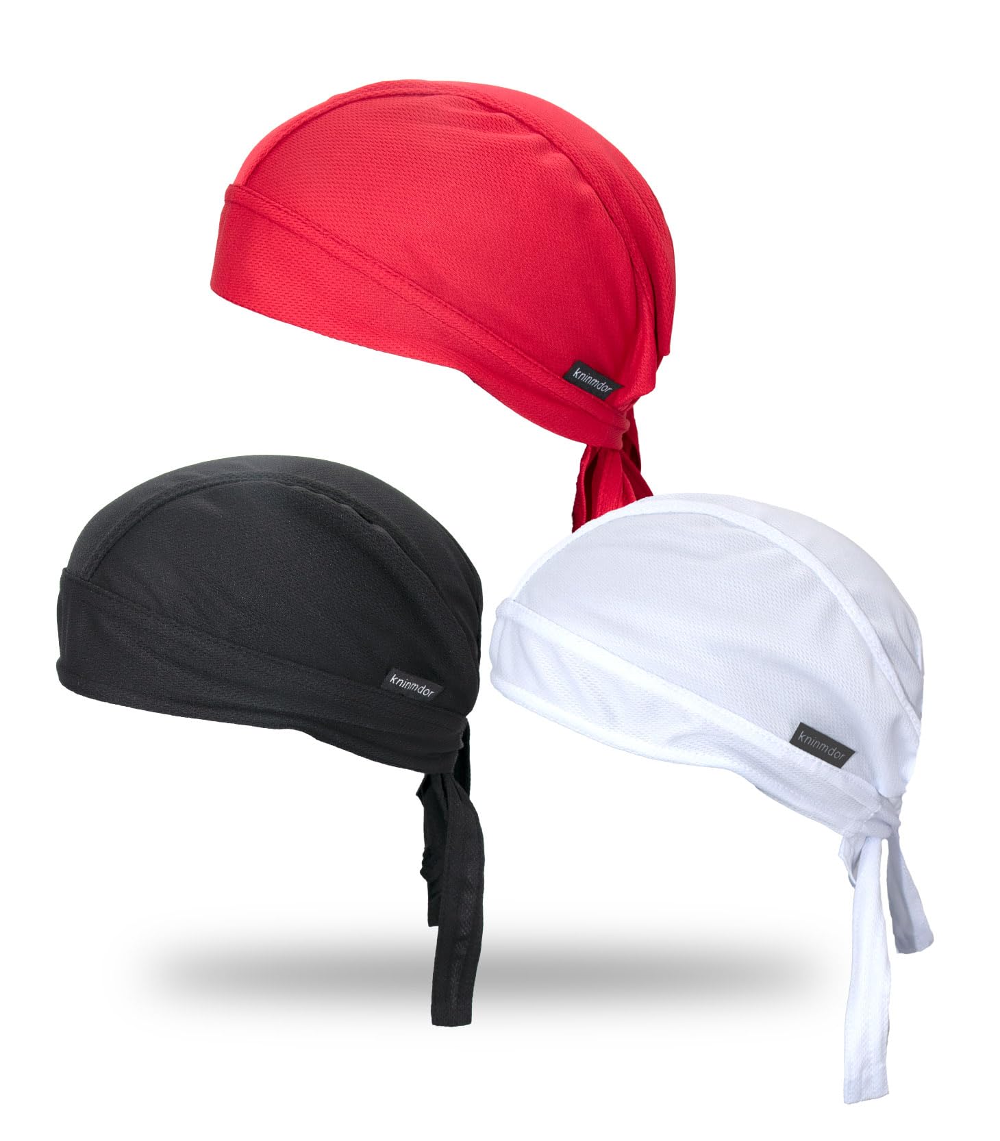 Kninmdor Do Rags Cycling Caps Helmet Liner Doo Rag Motorcycle Bandana Hat Sweat Liner Skull Caps Dew Rags for Men and Women