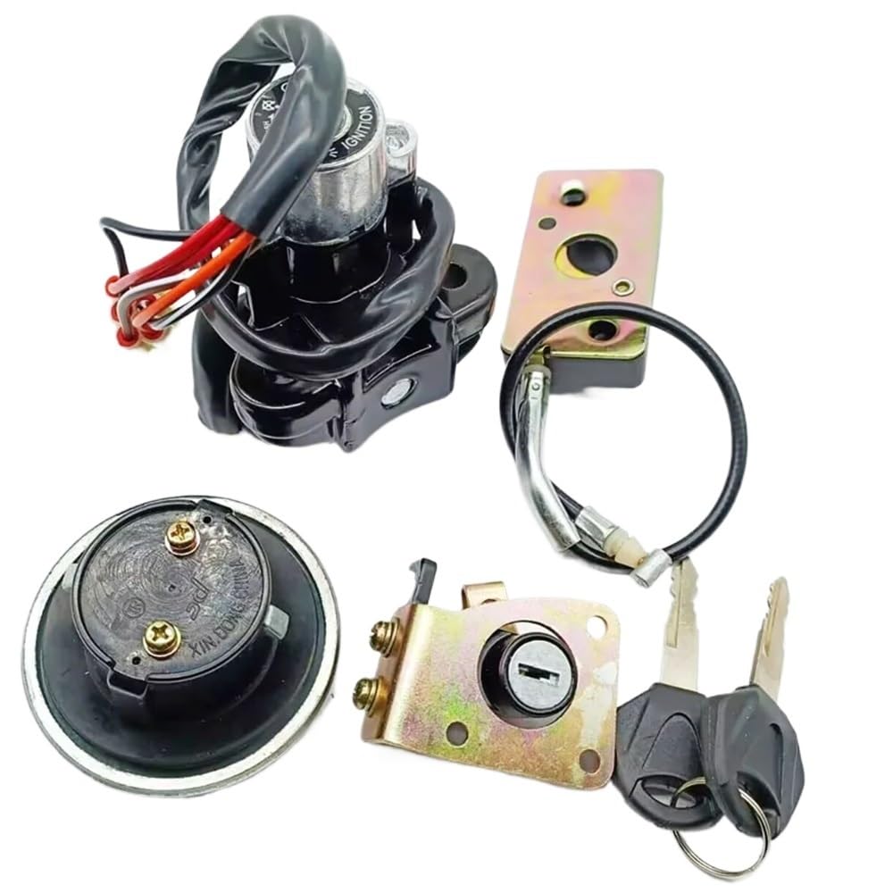 Motor del interruptor de encendido, bloqueo del interruptor de encendido, juego de tapa del tanque de combustible para GZ125 1998 1999 2000 2001 2002 2003 GZ250 2003-2011