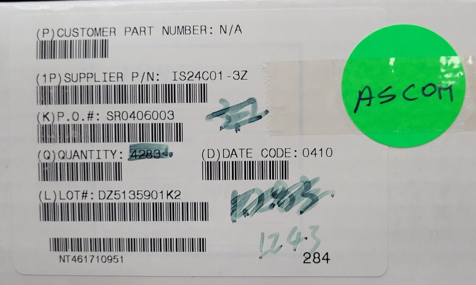 (1 PC) IS24C01-3Z ISSI