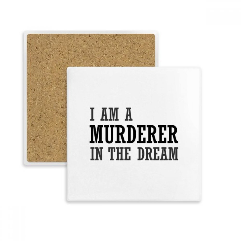 Coaster Je suis Un Assassin dessous de verre absorbant multicolore