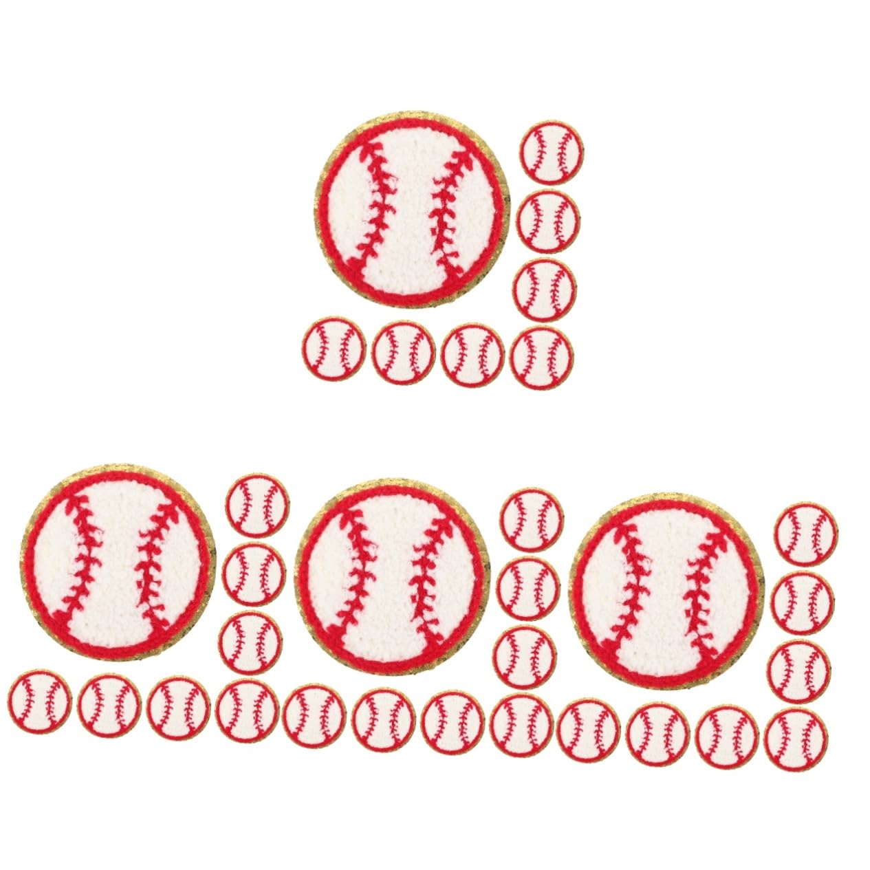 VALICLUD Parche De Tela Con Patrón De Béisbol Gorras Para Gorras De Béisbol Gorra De Beisbol Mujer Gorras De Beisbol Para Hombre Fiesta Parches Hilo De Toalla