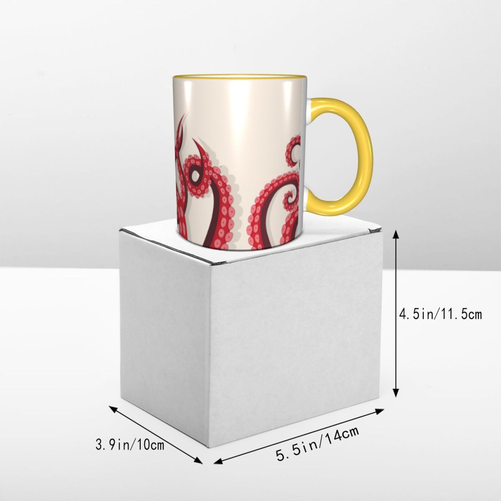 タコの触手 陶器カップ