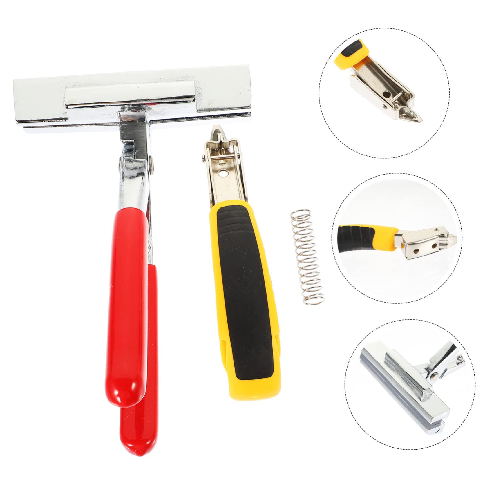 Cabilock Heavy Duty Canvas Stretcher Pliers Set Staple Remover Tool Ergonomic for Painters Art Studios