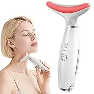Red Light Therapy for Face，Multifunctional Face Massager with Micro-Current, LED Light Therapy & Vibration，Rechargeable Portable Face Sculpting Tool Home Use，Micro-Current Facial Beauty Device